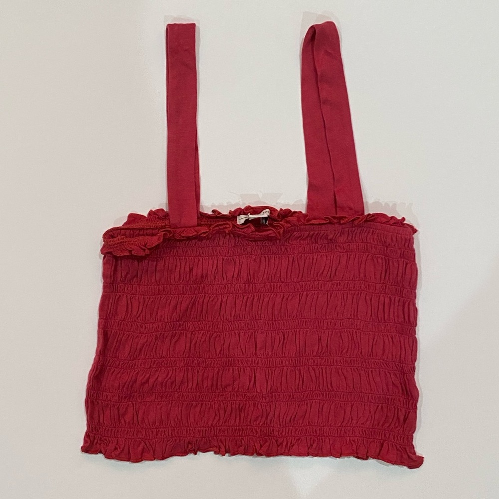 Berry-red American Eagle/AE tank top